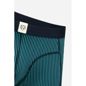 Navy Twotone Stripe black iris